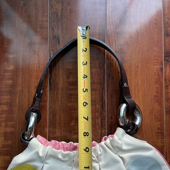 Vintage MOSCHINO Polka Dot Bag 💜💙💛 - Picture 10 of 11